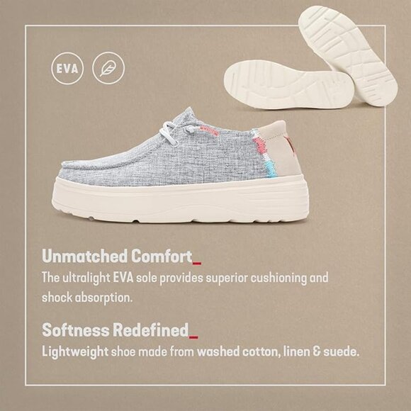 PITAS Poppy Lightweight Slip-On Loafers/Casual Shoes/Sneakers Gray/Navy Sz 7 NEW - Picture 11 of 11